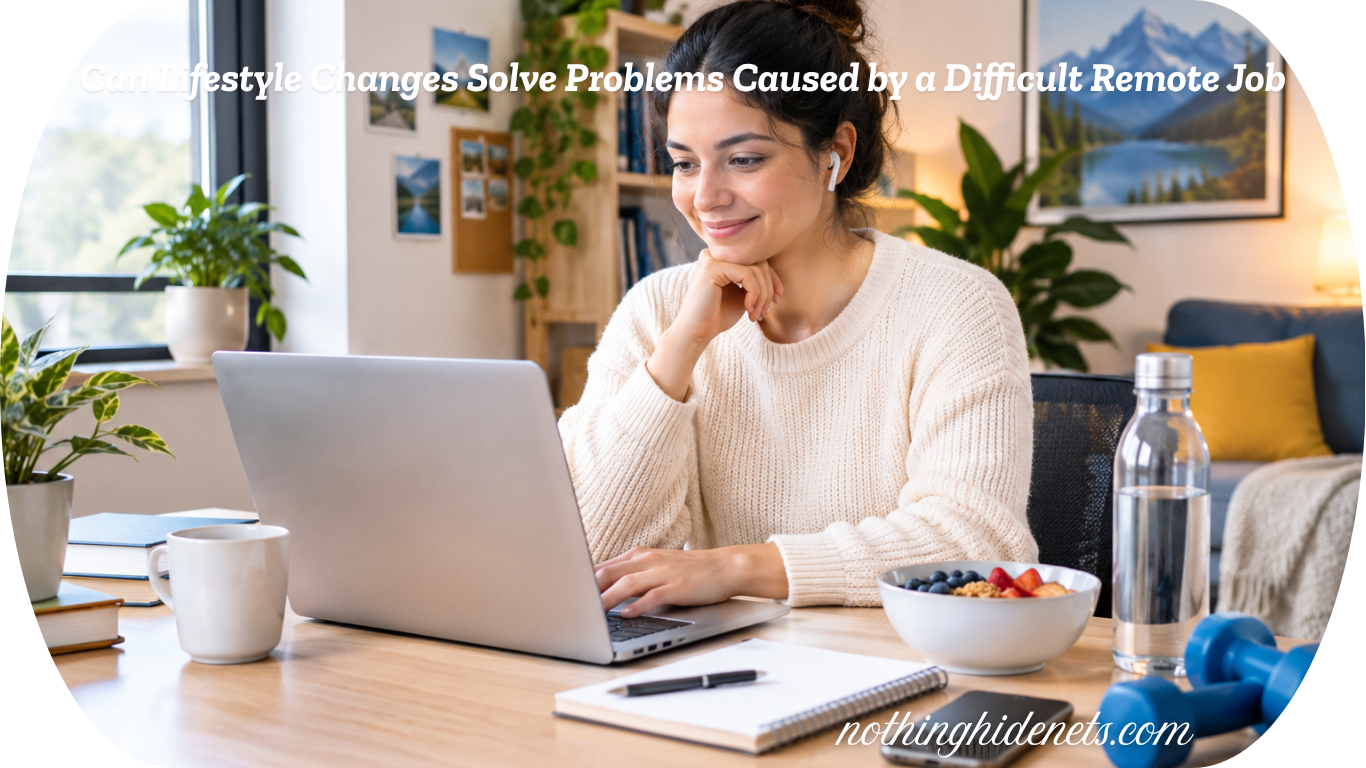 Can Lifestyle Changes Solve Problems Caused by a Difficult Remote Job